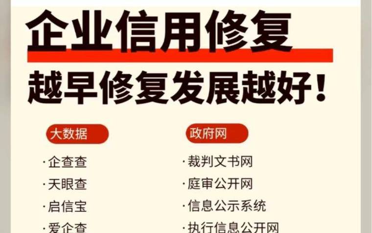陕西企业信用修复的步骤