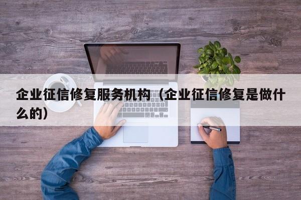 企业征信修复服务机构（企业征信修复是做什么的）