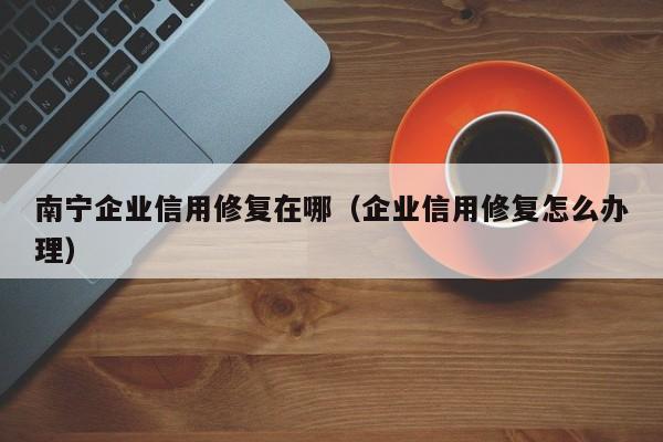 南宁企业信用修复在哪（企业信用修复怎么办理）