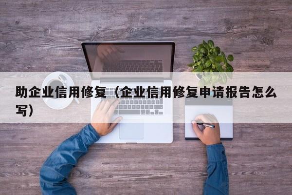 助企业信用修复（企业信用修复申请报告怎么写）