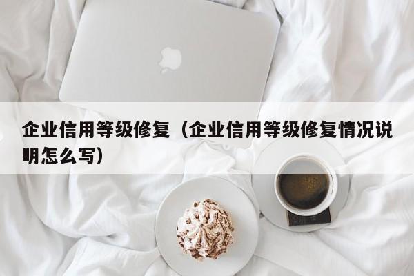 企业信用等级修复（企业信用等级修复情况说明怎么写）
