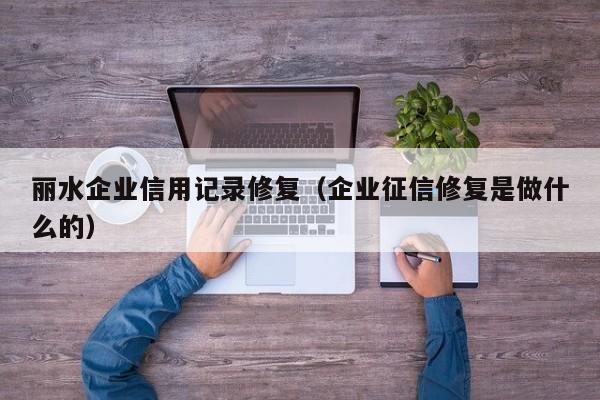 丽水企业信用记录修复（企业征信修复是做什么的）
