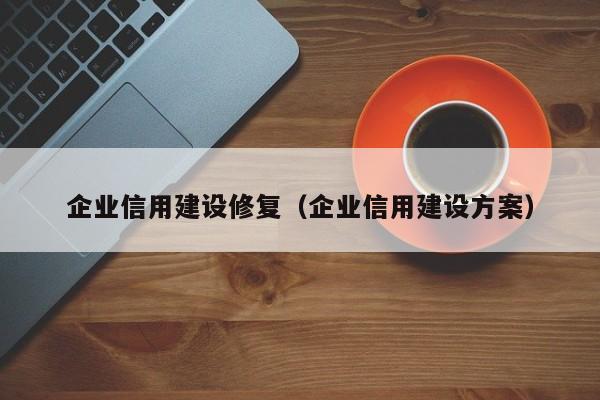 企业信用建设修复（企业信用建设方案）