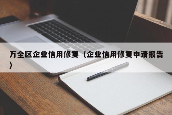 万全区企业信用修复（企业信用修复申请报告）